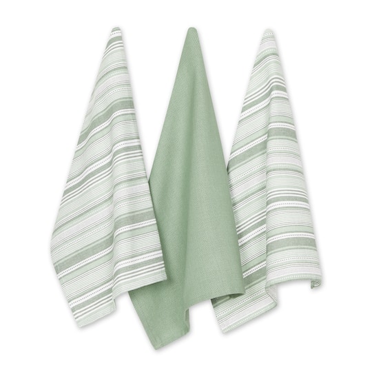 DII&#xAE; Urban Stripe Dish Towels, 3ct.